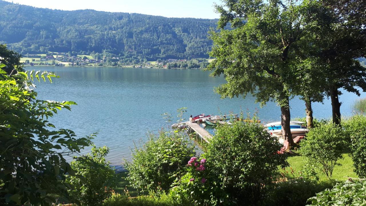 Maren Seeblick Appartement Haus Haensel&Gretel Direkt Am Ossiacher See Mit Hallenbad Stiegl Zewnętrze zdjęcie