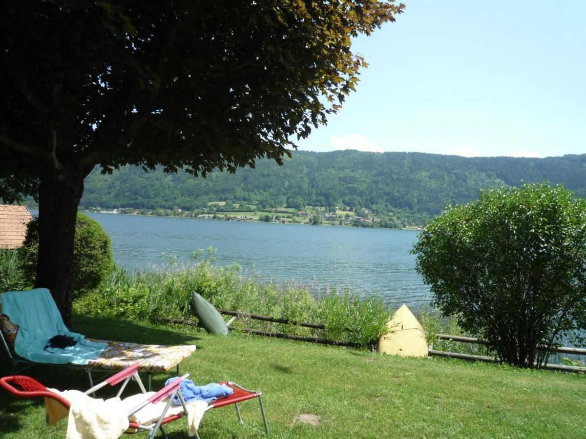 Maren Seeblick Appartement Haus Haensel&Gretel Direkt Am Ossiacher See Mit Hallenbad Stiegl Zewnętrze zdjęcie