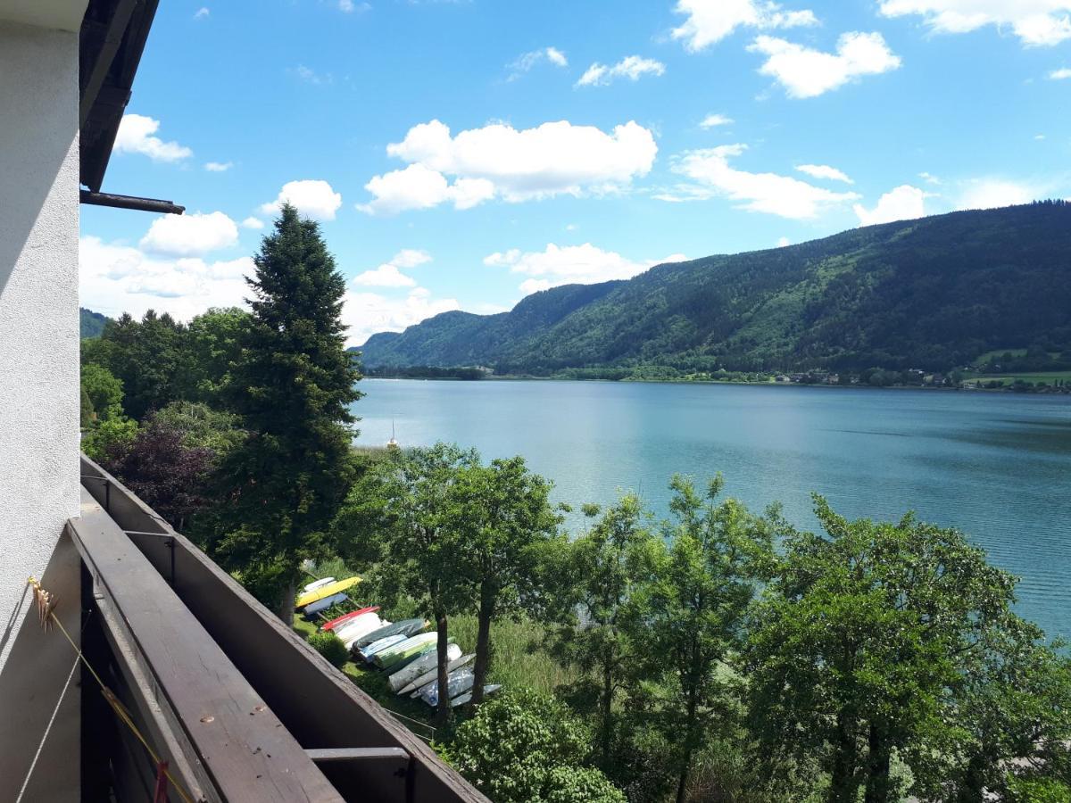 Maren Seeblick Appartement Haus Haensel&Gretel Direkt Am Ossiacher See Mit Hallenbad Stiegl Zewnętrze zdjęcie