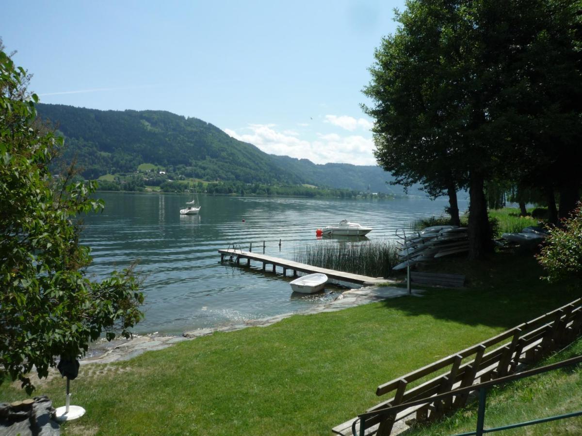 Maren Seeblick Appartement Haus Haensel&Gretel Direkt Am Ossiacher See Mit Hallenbad Stiegl Zewnętrze zdjęcie