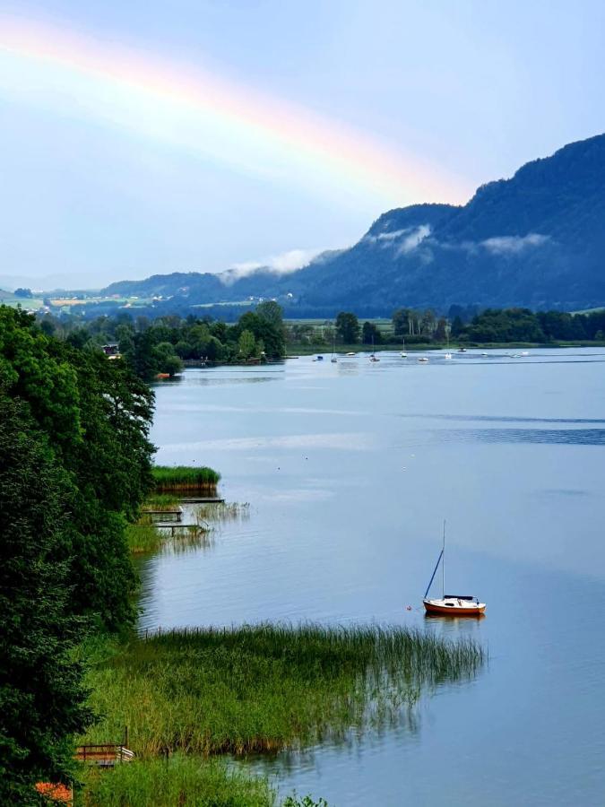Maren Seeblick Appartement Haus Haensel&Gretel Direkt Am Ossiacher See Mit Hallenbad Stiegl Zewnętrze zdjęcie
