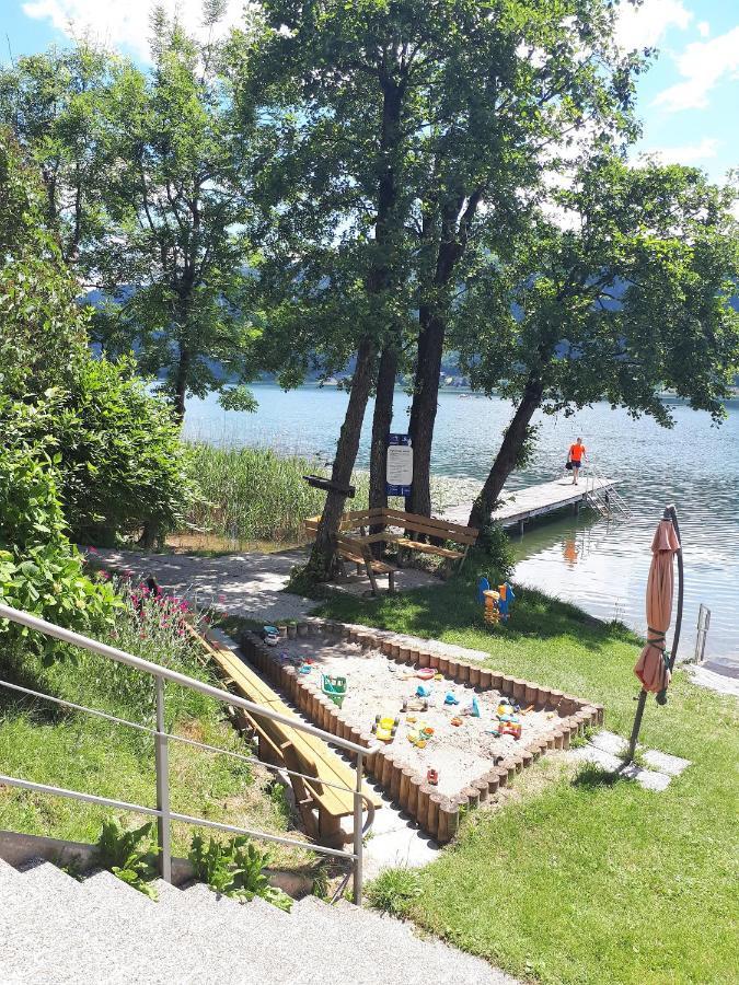 Maren Seeblick Appartement Haus Haensel&Gretel Direkt Am Ossiacher See Mit Hallenbad Stiegl Zewnętrze zdjęcie